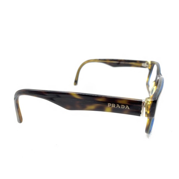 Prada VPR 16M ZXH-1O1 Tortoise Brown Eyeglasses Frames 53-16 140 Italy - Picture 4 of 12